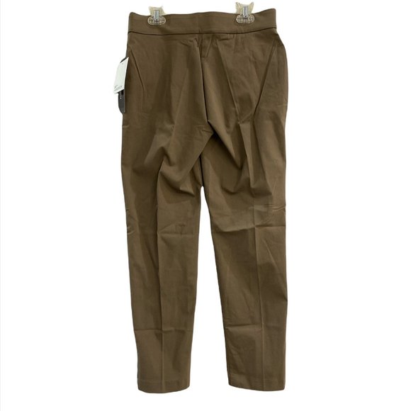 89th & Madison Comfort Waist Capri Pants Women's Small Brown Stretch NWT - Picture 9 of 12